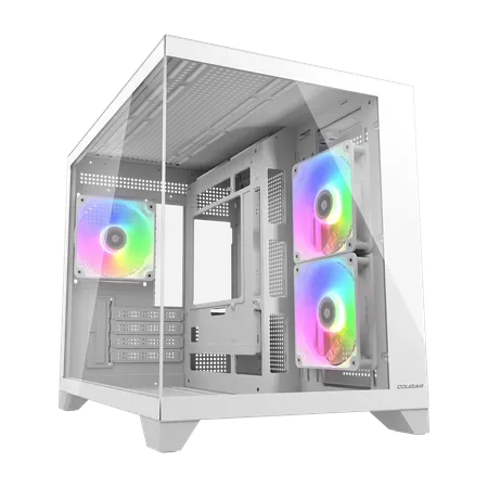 Cougar FV150 mini RGB White Mini Tower Cabinet