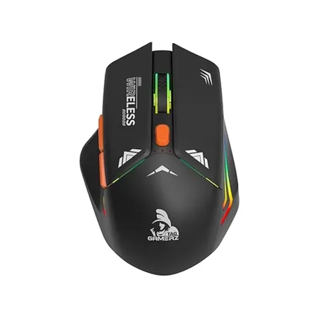 TAG WM800 Wireless Gaming Mouse with 2.4 GHz Wireless (Connectivity), Rechargeable Battery, RGB Lights, Adjustable Optical 1600 DPI, for Laptop, PC, Tablet, Smartphone