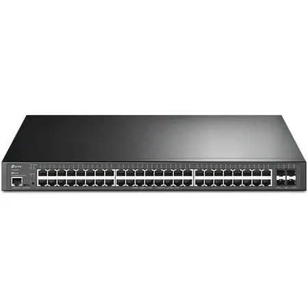 TP-Link JetStream TL-SG3452XP 48-Port Gigabit and 4-Port 10GE SFP+ L2+ Managed Switch with 48-Port PoE+