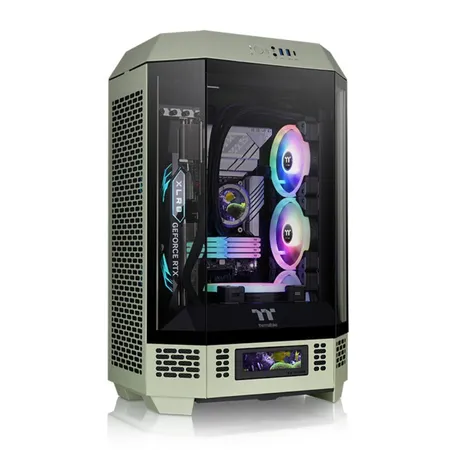 THERMALTAKE The Tower 300 MATX Mini Tower Cabinet ( Matcha Green )
