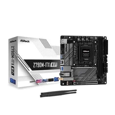 ASRock Z790M-ITX WiFi Z790 Intel LGA1700 DDR5 Mini-ITX Motherboard