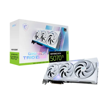 MSI GeForce RTX 5070 Ti Gaming Trio White 16GB Nvidia Graphic Card
