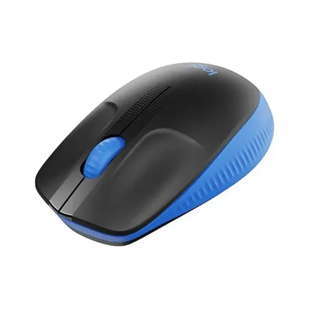 Logitech M190 Full Size Curve Design Optical Wireless Mouse 1000 DPI - Blue