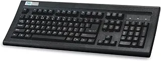 TVS ELECTRONICS Platina Wireless Mechanical Keyboard | Adjustable Tilt Legs| Laser-Etched Key Caps| LED Indicators| 50M Keystroke Life| 10M Range| Auto Sleep Mode| Rupee Symbol|1-Year Warranty | Black