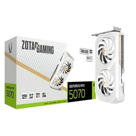 Zotac Gaming GeForce RTX 5070 Twin Edge OC 12GB GDDR7 Graphics Card (White)