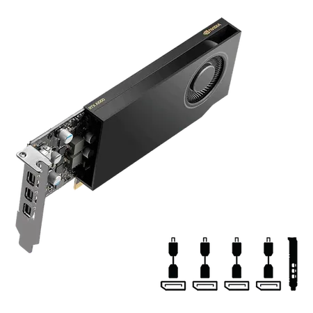 PNY NVIDIA RTX A1000 8GB GDDR6 128-Bit Graphics Card