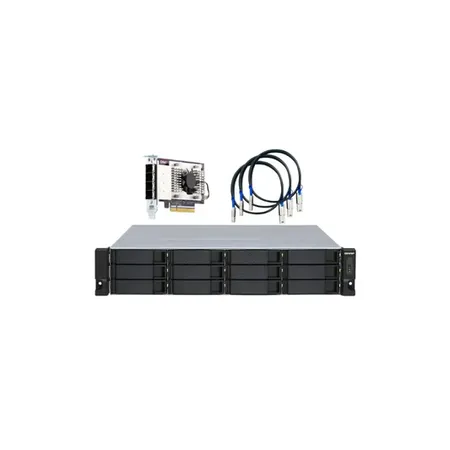 QNAP TL-R1200S-RP 12-Bay 2U Rackmount SATA 6Gb/s JBOD Storage Enclosure
