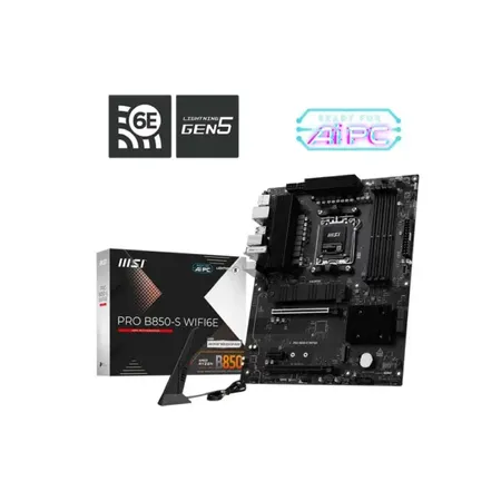 MSI Pro B850-S WiFi6E AM5 ATX Motherboard