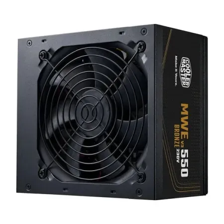Cooler Master MWE Bronze 550 V3 550W ATX Non Modular Power Supply Unit - Black