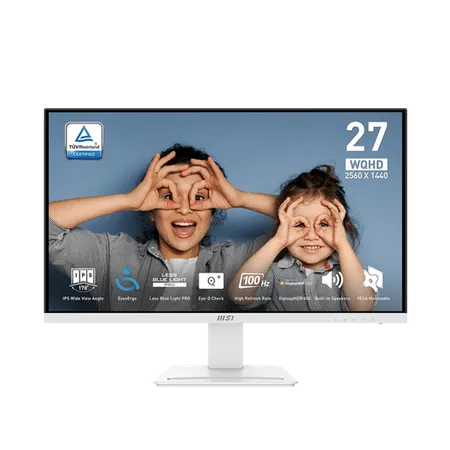 MSI PRO MP273QP 27 Inch QHD 75Hz IPS Panel 102%SRGB AMD Free Sync Business Monitor