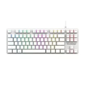 Cosmic Byte CB-GK-37 Firefly White- Red outemu switch Swappable