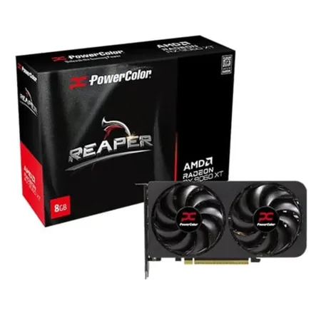 PowerColor Reaper RX 9060 XT 8GB GDDR6 Graphics Card (RX9060XT 8G-A)