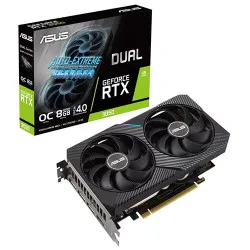 ASUS Dual GeForce RTX™ 3050 V2 OC Edition 8GB GDDR6 Graphics Card with Two Powerful Axial-tech Fans for AAA Gaming Performance and ray tracing.