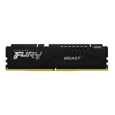 Kingston FURY Beast RGB 32GB (32GBx1) DDR5 5200MHz Black Desktop RAM KF552C40BBA-32