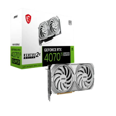 MSI GeForce RTX 4070 Ti Super Ventus 2X OC White 16GB Nvidia Graphic Card