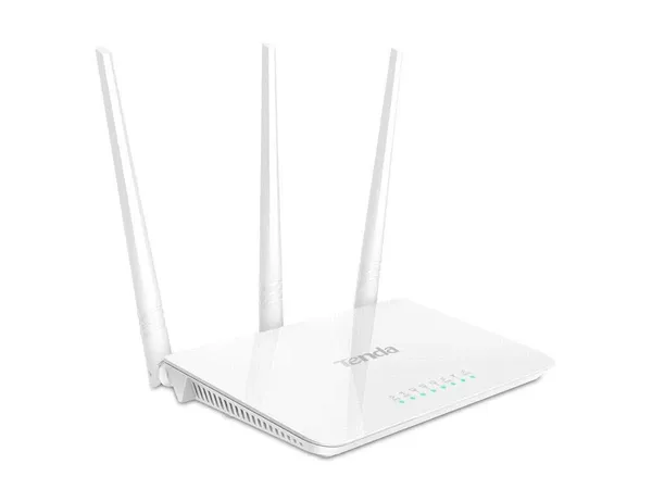 TENDA F3 300MBPS WI-FI ROUTER, EASY SETUP, WPS BUTTON, PARENTAL CONTROL, BANDWIDTH CONTROL, WI-FI SCHEDULE, WITH 3 * 5DBI HIGH POWER EXTERNAL ANTENNAS (WHITE, N300 F3)