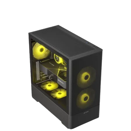 Ant Esports 511 Air 5F E-ATX Mid Tower Cabinet Black (AESP0371)