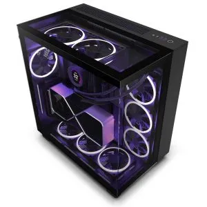 Nzxt H9 Elite Atx Mid Tower Cabinet Black (CM-H91EB-01)