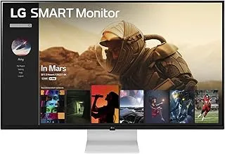 LG 43" Ultrafine™ Smart Monitor UHD 4K IPS (3840 * 2160), HDR 10, Wireless Connectivity, webOS, AirPlay 2, USB Type-C (65W PD), Speakers 10WX2, Magic Remote, HDMIx2, DP, HP Out, 43SQ700 (White)