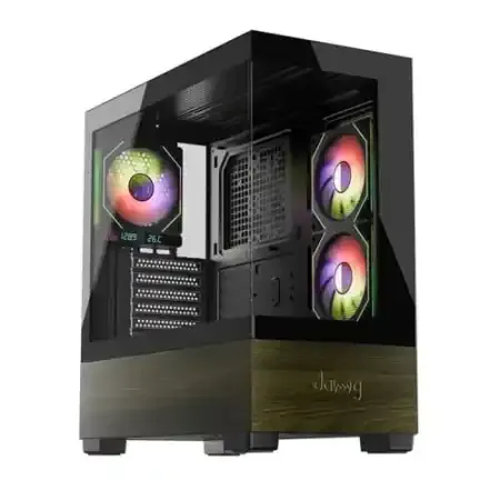 DAWG Y 738 ARGB ATX Mid Tower Cabinet ( Black )