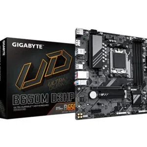 GIGABYTE B650M D3HP PCIe 4.0 Ultra Durable AMD AM5 DDR5 Micro-ATX Motherboard