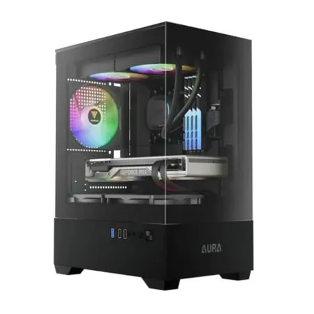 GAMDIAS Aura GC9M ARGB MATX Mini Tower Cabinet ( Black )