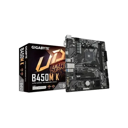Gigabyte B450M K AM4 Micro ATX Motherboard (B450M-K)