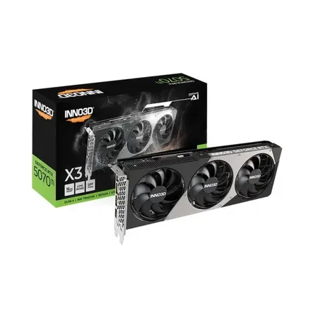 Inno3D Rtx 5070 Ti X3 16Gb GDDR7 Graphics Card (N507T3-16D7-376068N)