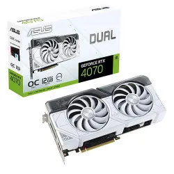 ASUS Dual GeForce RTX 4070 White OC Edition 12GB Nvidia Graphic Card