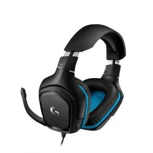 Logitech G431 7.1 Surround Sound Wired Gaming Headset with Boom Microphone - Black