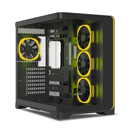 ANT ESPORTS CRYSTAL ARC ARGB ATX MID TOWER CASE BLACK