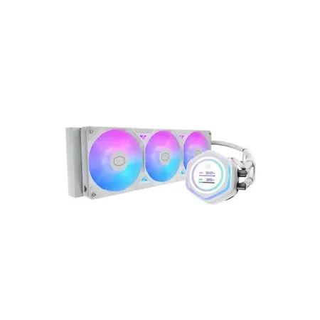 Cooler Master MasterLiquid Atmos II LCD 360mm White ARGB CPU Liquid Cooler