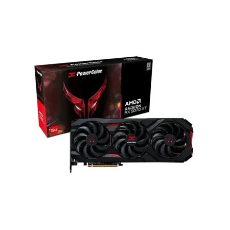 PowerColor Red Devil AMD Radeon RX 9070 XT 16GB GDDR6 Graphics Card 900W (RX9070XT-16G-E-OC)
