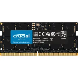 Crucial 16GB Laptop DDR5 5600 MHz SO-DIMM Memory CT16G56C46S5