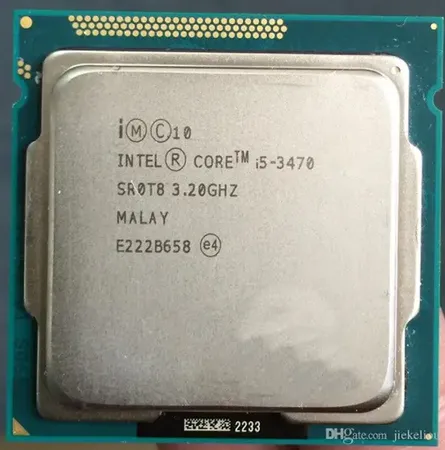 Intel Core i5-3470 3.2 GHz Upto 3.6 GHz LGA 1155 Socket 4 Cores 4 Threads 6 MB Smart Cache Desktop Processor (Silver) 3.2 GHz LGA 1155 Socket 4 Cores Desktop Processor