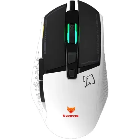 EvoFox Phantom 2 Programmable Wired Gaming Mouse – (White)