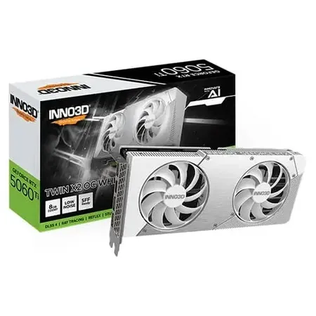 INNO3D GeForce RTX 5060 Ti Twin X2 OC White 8GB Nvidia Graphic Card