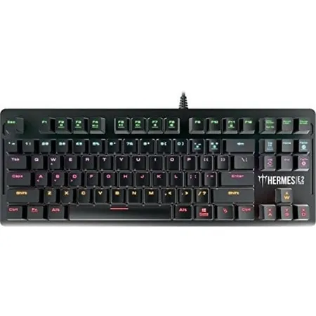 GAMDIAS Hermes E2 Tenkeyless Mechanical Wired Gaming Keyboard ( Black ) ( Blue Clicky Switch )