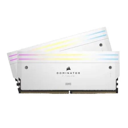 Corsair Dominator Titanium RGB 32GB (16GB x 2) 6000MHz DDR5 Desktop Memory (RAM) White
