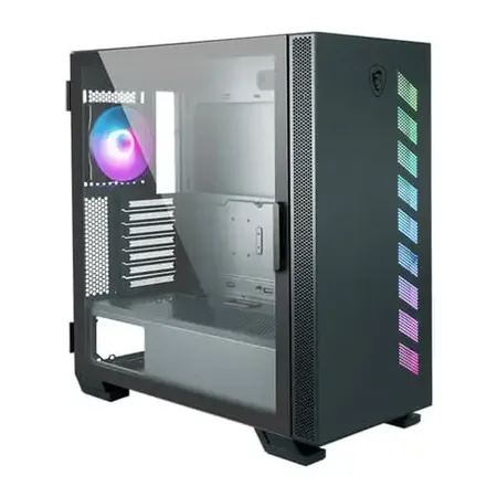 MSI MAG Vampiric 300R Midnight Green ARGB Mid Tower Cabinet, ATX Support, Up To 360 mm Radiator Support