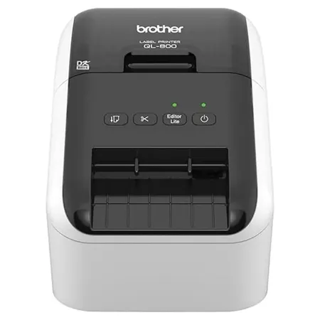 Brother QL-800 High-Speed Professional Label Printer Black & Red Printing Auto Cutter USB Connectivity