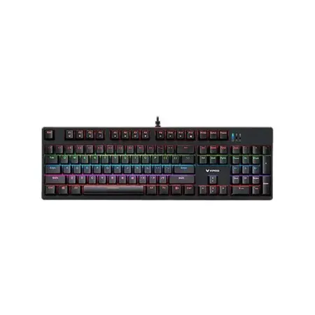 RAPOO V500 Alloy RGB Full Size Mechanical Wired Gaming Keyboard ( Clicky Blue Switch )