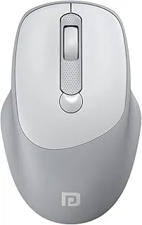 Portronics Toad 35 Wireless Mouse with 2.4 GHz Wireless, Adjustable Sensitivity, USB Receiver, Ergonomic Design, for Laptops, Desktops PC, Mac (White)
