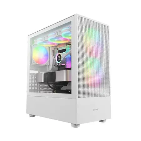 Gamdias Talos E3 Mesh ARGB White ATX Mid Tower Case