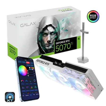 GALAX GEFORCE RTX 5070 TI 1-CLICK OC WHITE 16GB GDDR7 NVIDIA