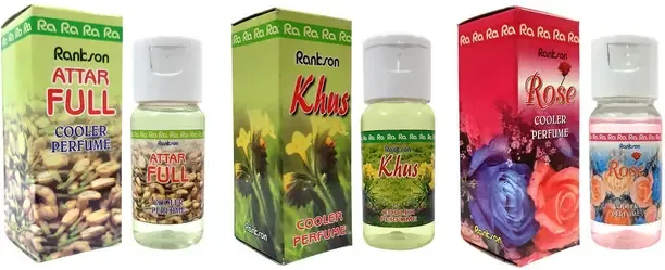 Rankson Floral, Fresh, Lavender Diffuser Attarfull, Kewra, Lavender Cooler Perfume For Fresh Fragrantic Air - Pack of 3 - 30ml each