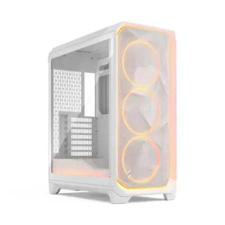Fractal Design Meshify 3 Ambience Pro RGB TG Clear Tint Mid-Tower Case (White)