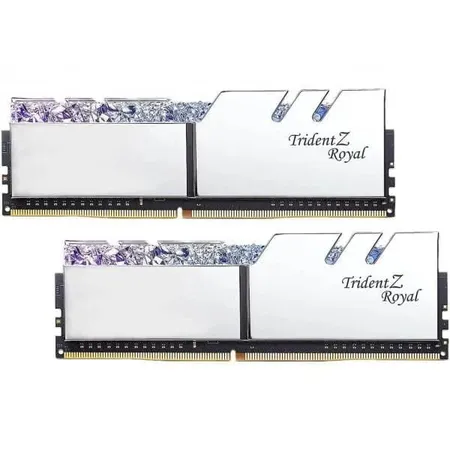 G.SKILL Trident Z Royal RGB 16GB ( 8GB x 2 ) 3600MHz DDR4 RAM ( Silver ) ( CL18 )