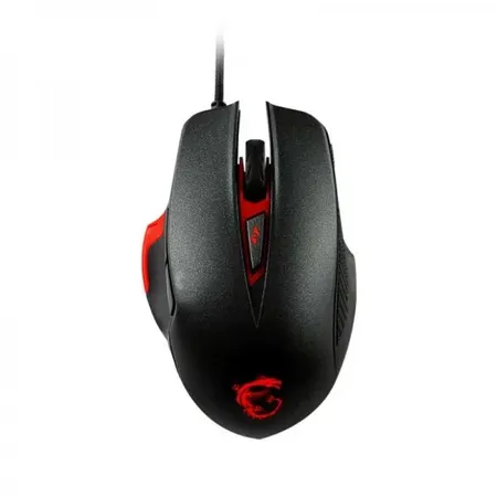 MSI Interceptor DS300 Wired Ergonomic Gaming Mouse ( INTERCEPTOR-DS300 ) ( 8200DPI / 6 Macro Button ) ( Black )