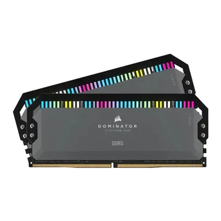 Corsair Dominator Platinum RGB DDR5 32GB (16GBx2) 6000MHz Ram (Black) – CMT32GX5M2E6000C36